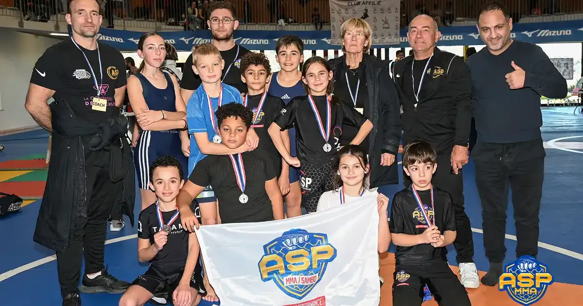 Compétition de Lutte Enfant à Saint-Laurent du Var