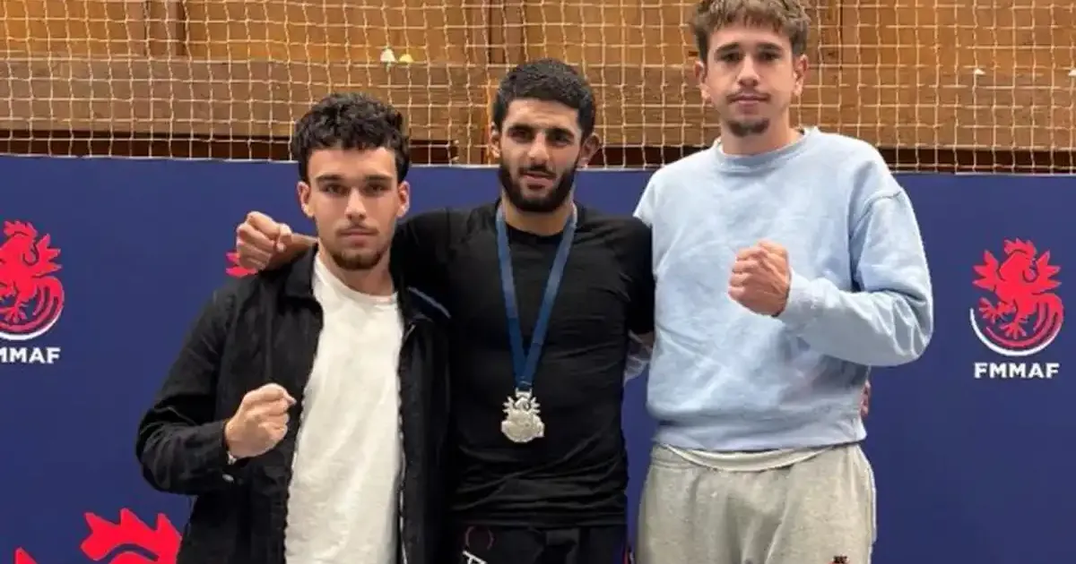 Quentin Raibaldi en finale de la Coupe de France de MMA 2025